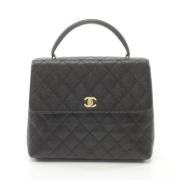 Chanel Vintage Pre-owned Laeder handvskor Black, Dam