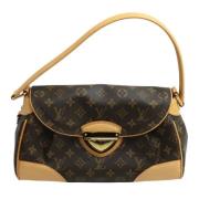 Louis Vuitton Vintage Pre-owned Canvas handvskor Brown, Dam