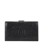 Chanel Vintage Pre-owned Laeder plnbcker Black, Dam