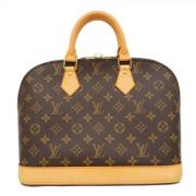 Louis Vuitton Vintage Pre-owned Tyg handvskor Brown, Dam