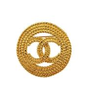 Chanel Vintage Pre-owned Guld chanel-smycken Yellow, Dam