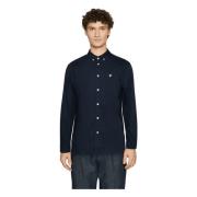 Lyle & Scott Klassisk Oxford Bomullsskjorta Blue, Herr