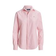 Polo Ralph Lauren Klassisk Oxford Skjorta Rosa Långärmad Pink, Dam