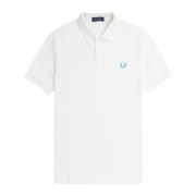 Fred Perry Klassisk Bomullspolo M6000 White, Herr