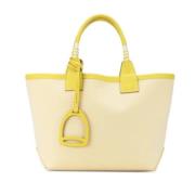 Hermès Vintage Pre-owned Canvas totevskor Yellow, Dam