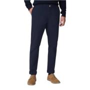 Ben Sherman Skinny Stretch Chinos med Randig Kant Blue, Herr