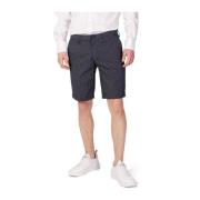 Armani Exchange Blå Bomull Bermuda Shorts Blue, Herr