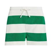 Polo Ralph Lauren Randig Rugby Logo Shorts Multifärgad Bomull Multicol...