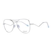 Ana Hickmann Silver Aviator Metall Optiska Ramar Gray, Dam