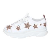 Stokton Läder Damsneakers Stiliga Skor White, Dam