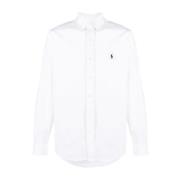 Polo Ralph Lauren Broderad Bomullsskjorta White, Herr