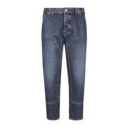 Eleventy Arbetskläder denimbyxor Blue, Herr