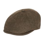 Barbour Bakerboy Hatt med Emblem Green, Herr