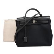 Hermès Vintage Pre-owned Canvas handvskor Black, Dam