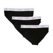 Dsquared2 Beqväm Basic Briefs Trio Black, Herr