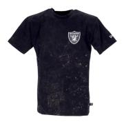 New Era NFL Tvättad Grafisk Tee Las Vegas Raiders Black, Herr