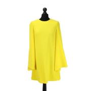 Dolce & Gabbana Pre-owned Pre-owned Polyester klnningar Yellow, Dam