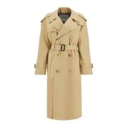 Burberry Klassisk dubbelknäppt trenchcoat Beige, Dam