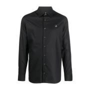 Vivienne Westwood Slim Fit Bomull Ghost Skjorta Black, Herr