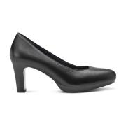 Tamaris Svarta Eleganta Stängda Pumps Dam Skor Black, Dam