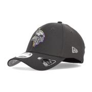 New Era NFL Draft Curvy Visor Hat Vikings Gray, Unisex