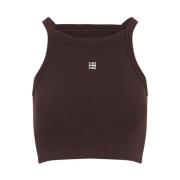 Givenchy Russet Brown Tank Top Brown, Dam