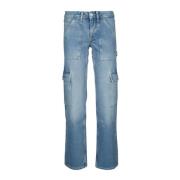 Tommy Jeans Casual Denim Byxor Blue, Dam