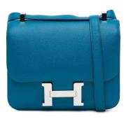 Hermès Vintage Pre-owned Laeder axelremsvskor Blue, Dam