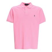 Polo Ralph Lauren Anpassad Slim Fit Bomull Mesh Polo Pink, Herr