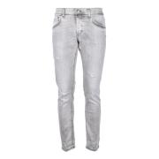 Dondup Bomull Elastan Jeans Gray, Herr