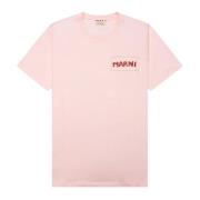 Marni Patch T-shirt Pink, Herr