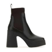 Stella McCartney Mörkbrun Alter Mat Skyla Ankelboots Brown, Dam