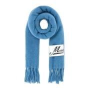 Marni Mode Scarves och Sjal Blue, Dam