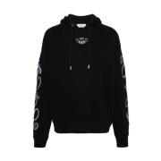 Off White Casual Sweatshirt för vardagsbruk Black, Herr