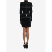 Balmain Pre-owned Pre-owned Bomull klnningar Black, Dam