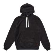 Polo Ralph Lauren Svart Logotyp Huva Fleece Tröja Black, Herr