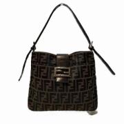 Fendi Vintage Pre-owned Canvas fendi-vskor Brown, Dam