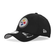 New Era Krökt Visor Hat NFL Draft Steelers Black, Unisex