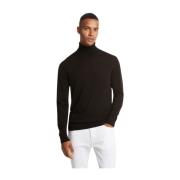 Michael Kors Svart Core Turtleneck Tröja Black, Herr