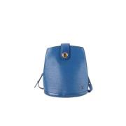 Louis Vuitton Vintage Pre-owned Laeder louis-vuitton-vskor Blue, Dam