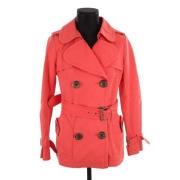 Burberry Vintage Pre-owned Bomull ytterklder Red, Dam