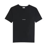 Saint Laurent Rive Gauche T-shirt Black, Dam