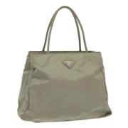 Prada Vintage Pre-owned Nylon prada-vskor Green, Dam