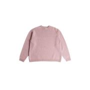 Studio Nicholson Blossom Pink Lambswool Crewneck Jumper Pink, Dam