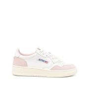 Autry Vita Sneakers med Rosa Insatser White, Dam