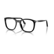 Persol Svarta Glasögonbågar PO 3355V Black, Unisex