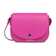 Lancaster Magnetisk Flap Crossbody Firenze Orchid Pink, Dam