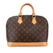 Louis Vuitton Vintage Pre-owned Canvas handvskor Brown, Dam