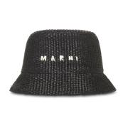 Marni Svarta Snygga Hattar Black, Dam