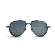 Thom Browne Grå Tortoise Aviator Solglasögon Gray, Herr